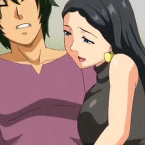 妖艶な巨乳痴女妻が主人公を言葉巧みに誘惑セックスして虜にしていく・・・　無料エロアニメ