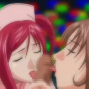 痴女女子校生たちが強大な性の力を持った主人公のチ○ポを淫らに弄んでいく・・・　無料エロアニメ