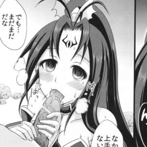 催眠で強制発情した魔法戦士たちが敵のチ○ポをフェラしていく・・・　無料エロマンガ